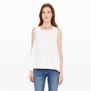 Club Monaco White Boatneck Tank